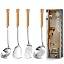Wood Handle - 4pcs