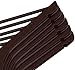 Utopia Home Premium Wooden Hangers - 360-Degree Rotatable Hook - Durable & Slim - Shoulder Grooves - Non-Slip Lightweight Hangers for Coats, Suits, Pant and Jackets (Pack of 20, Brown)