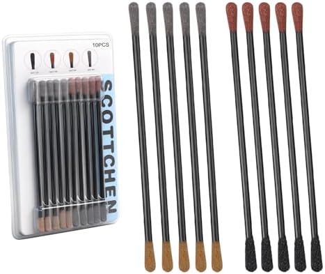 SCOTTCHEN Sanding Sticks Matchsticks Fine Detailing Sanding Grits 120/180 and 400/800-10 Pack