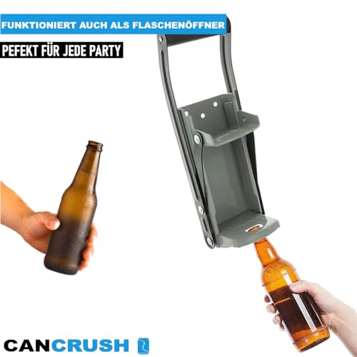 MAVURA CANCRUSH Dosenpresse mit Flaschenöffner für Große Dosen Metall