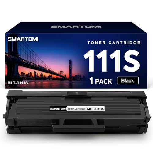 SMARTOMI MLT D111S D111S Cartucho Tóner Compatible para Samsung MLTD111S MLT D111L D111L para Samsung Xpress SL M2070 SL M2026 SL M2020 SL M2026W SL M2070W SL M2022 SL M2070FW M2022W(Negro)