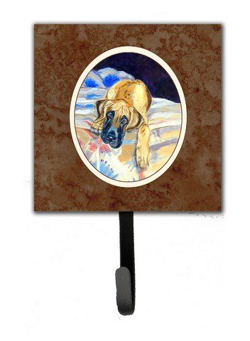 Fawn Great Dane Leash or Key Holder, 6 x 1.25