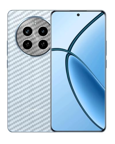 Image of Compatible with Realme P1 Pro 5G Back Skin Sticker /Vinyl wrap /Protective Film Mobile Skin Carbon Fiber Transparent by Candeal Mizhan (only Back)