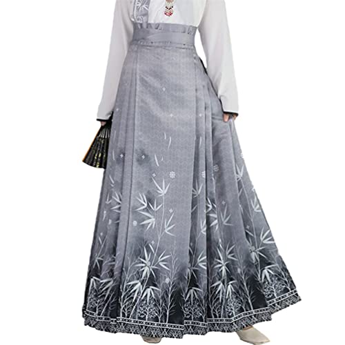Jupe plissée Hanfu coupe confortable finie les jupes serrées taille S