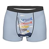 人気こいのぼり 富士山 和風 (6) ボクサーパンツ 通気吸汗 抗菌防臭 男性用平角パンツ 通気性がありしなやかで弾力性がある パンツ ブリーフ ブランド 男性 下着 ボクサー 超長綿素材 週間パンツ2xl