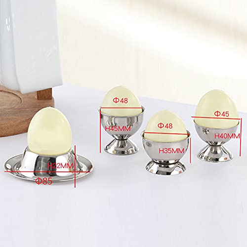 Frdun Eierbecher, Eierschale, Sets, Frühstücks-Dampfregal, Becherhalter, Tischbecher, Edelstahl, weich, gekochte Eierbecher zum Braten, Eier, Pochieren – Bild 6