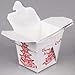 Pack of 15 Chinese Take Out Boxes PAGODA 8 oz / Half Pint Party Favor and Food Pail