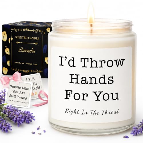 Image of Gifts for Women, Birthday Gifts for Women, Unique Friendship Gift for Womens, Best Friend, Her, Sister, Bestie, Girlfriend, Mom, Funny Scented Candle with Replaceable Stickers
