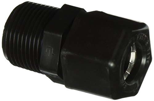 Parker Hannifin P10MC12 Fast & Tite Polypropylene Male Connector Fitting, 5/8