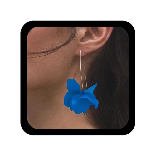 Gli orecchini a petalo in resina sono molto delicati e alla moda, si possono abbinare ai vostri abiti quotidiani.
