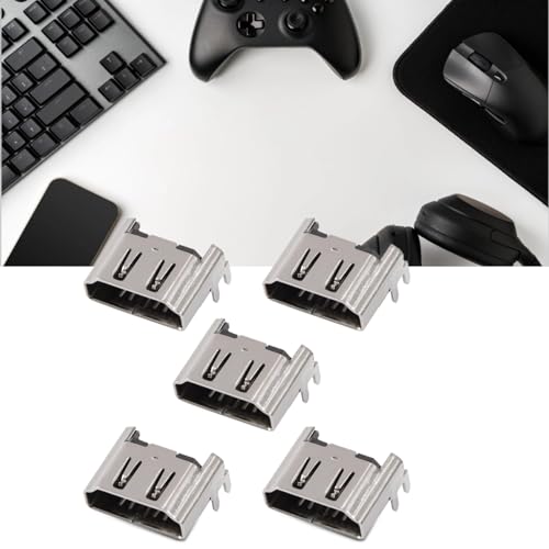 BONKZEBU Aluminium Alloy Port Interface Connectors High Definition Silver Compact and Lightweight, Ash Gray