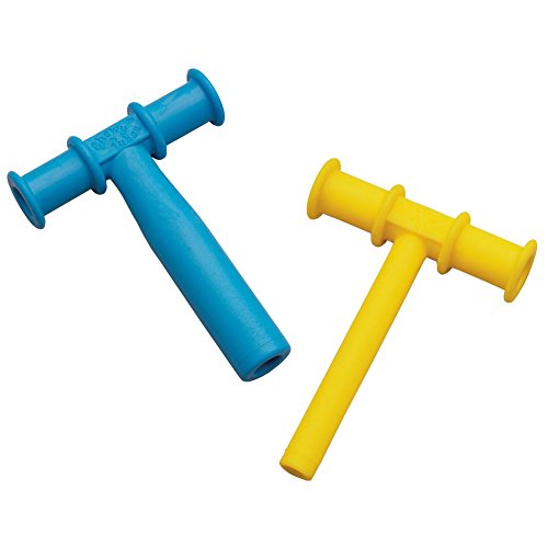 Chewy Tube, 2 Count, Blue/Yellow by Chewy Tubes