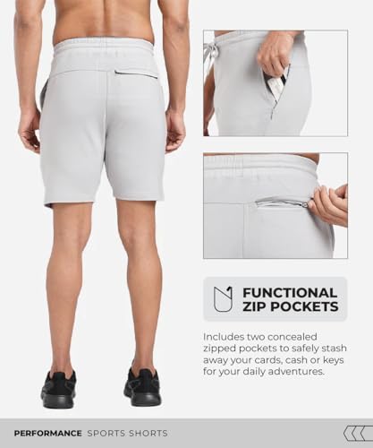 Image of TEGO Revive Shorts | Soft Stretch Recovery Shorts | Slim Fit | VAPArise Fabric | Training, Travel & Lounge Wear | Men's Gym Shorts