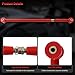 Adjustable Rear Panhard Track Bar Polyurethane Bushings for GM SUV Suburban 2007-2014, Tahoe 2007-2014 (1 Pack, Red)