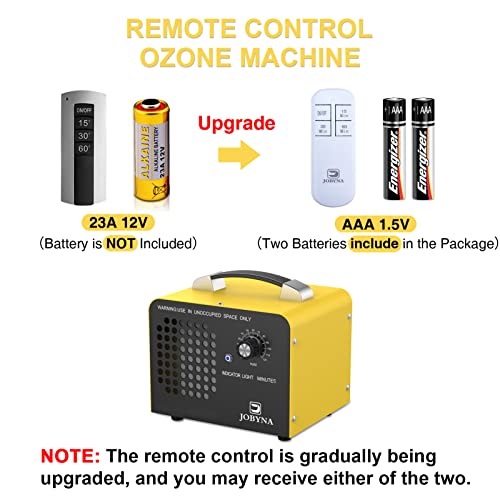 Jobyna Ozone Generator, 10,000Mg/H Remote Control Timing Ozone Machine, High Capacity Industrial/Commercial/Home Ozone Generator For Rooms, Smoke, Cars (Include Batteries) #TOP5