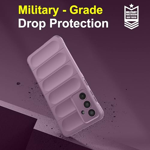 Image of amazon basics Back Case Cover for Samsung Galaxy F55 5G | Compatible for Samsung Galaxy F55 5G Back Cover | Liquid Silicon Magic Case with Camera Protection | Lavender