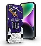 VNGDA Custom Name & Number Baseball Case for iPhone 14 Pro Max 13 12 11 Xs Max Xr SE3 8 7 6 Plus 11