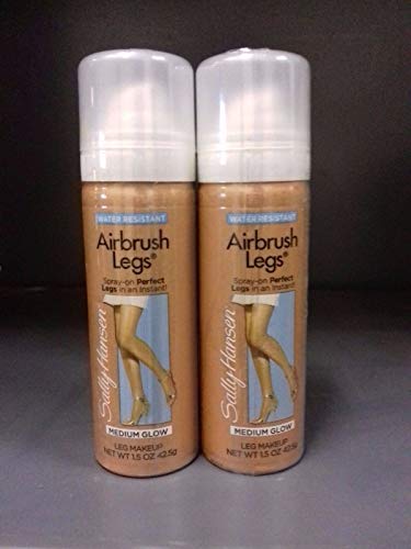 Sally Hansen, Airbrush Legs, Medium Glow, Travel Size 1.5 Oz (2 Pack) #TOP29