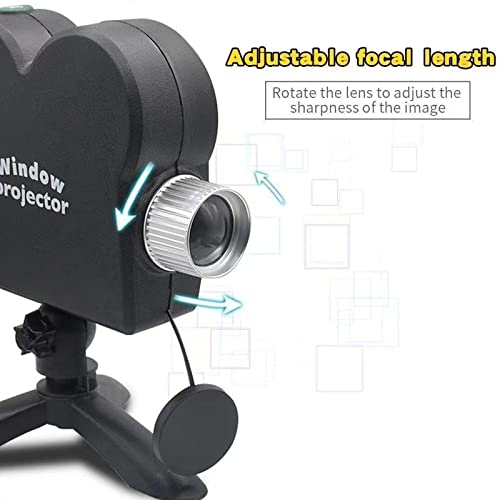 image for AAOTE Christmas Halloween Window Projector Light,12 Movies Festival LE