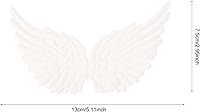 Vista 6 de NUOBESTY Mini alas para manualidades, alas de tela, adornos de alas de ángel, adornos para manualidades, disfraces, mochilas, accesorios