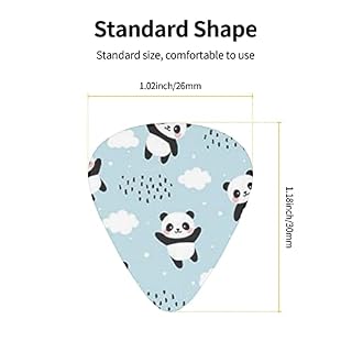 Pack de 12 médiators Panda Cloud pour guitare électrique Guitare acoustique Diverses guitares - Les Beatles, Paul McCartney, John Lennon, RIngo Starr, George Harrison Pack de 12 médiators Panda Cloud pour guitare électrique Guitare acoustique Diverses guitares – Image 3