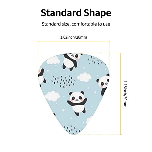 Pack de 12 médiators Panda Cloud pour guitare électrique Guitare acoustique Diverses guitares - Les Beatles, Paul McCartney, John Lennon, RIngo Starr, George Harrison Pack de 12 médiators Panda Cloud pour guitare électrique Guitare acoustique Diverses guitares – Image 4