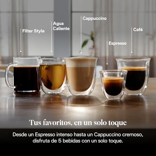 Cafetera De'Longhi Magnifica Evo superautomática con molinillo integrado y panel de 4 recetas 5