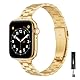 GEARYOU Metall Armband Kompatibel mit Apple Watch Armband 40mm 38mm 41mm 42mm (Series 10),Slim Edelstahlarmband Kompatibel mit iWatch Serie 10/9/8/7/6/5/4/3/2/1, SE (38mm 40mm 41mm Golden)