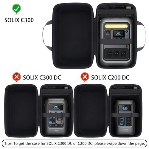 co2CREA Opslag Hard Travel Case voor Anker SOLIX Power Bank Station - Afbeelding 4