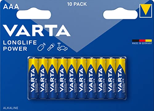 Varta AAA-Batterien 10 Stück Longlife Power