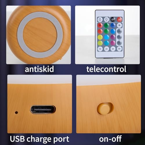 ColorGlow Touch-Controlled Night Light | 2nd Gen | Essential for Bedroom Ambiance, 13-Color Remote, 3 Illumination Modes, 5-Level Brightness Dimming, Auto Timer Shutdown, Remote Manipulation - Image 6