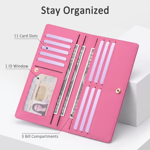 Image of Tipmile Slim Wallet for Women, RFID Blocking Credit Card Holder
