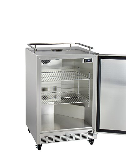 Kegco Kegerator 24" Wide Triple Tap Stainless Steel Commercial Beer Dispenser Hk38Ssc-3 #TOP6