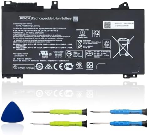 RE03XL RF03XL Batterie Pour HP ProBook 430 440 450 445 455 445R 455R G6 430 440 445 450 455 G7