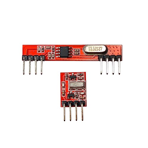 Image of Electronic Spices 433MHz RF Transmitter Receiver Wireless Module Kit | Long Range RF Module for Remote Control & DIY Projects