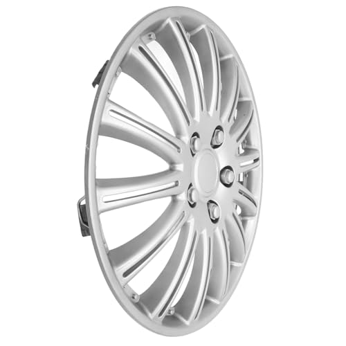 Enjoliveur de roue argenté en plastique rigide pour moyeu de voiture PRETYZOOM