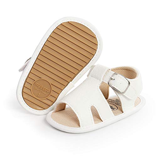 Sawimlgy Infant Baby Girl Boy Sandals Premium Princess Flats Summer Outdoor Beach Athletic Shoes Breathable Soft Anti Slip Rubber Sole Newbron Toddler Prewalker First Walking Shoes