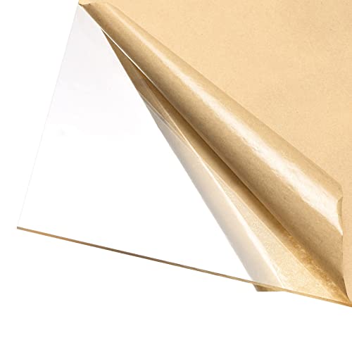 Image of DMiotech 2pcs 12 inch x 12 inch 3mm Thick Plastic Acrylic Board Acrylic Sheet PMMA Acrylic Board for Craft DIY Display Project Sign Blank White Clear