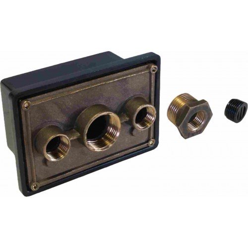 SJB-75/100 Lexan/Brass Pool Box 3 3/4" & 1 1"