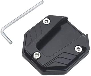 Side Stand Enlarger for Suzuki DR Z 250 2002-2019, Kickstand Extension Plate Support Foot Pad Base Mount Accessory Motorbike Stand Support,Black