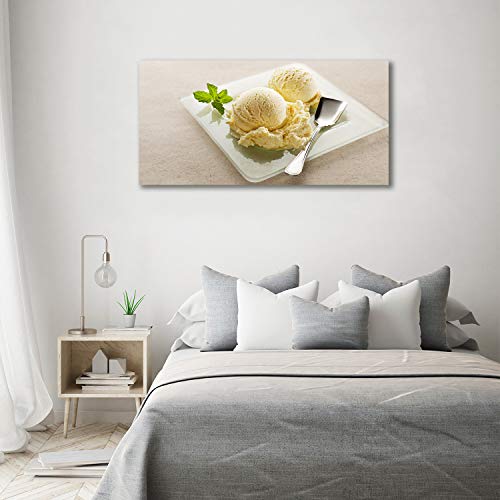 Tableau plexiglas beige 140x70cm incassable décoration murale facile