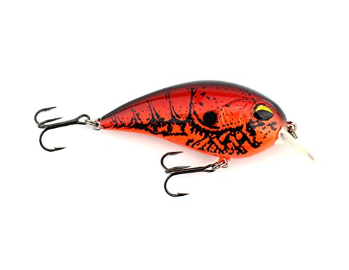 Jenko Fishing CD² - 65mm Square Bill Crank Bait 5/8 oz Flaming Craw Fishing Lures CDSFC