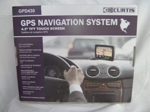 CurtisGPD430 4.3-Inch Portable GPS Navigator