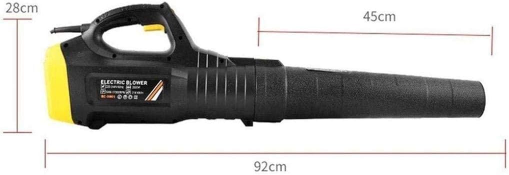 Regulation Electric Air Dust-Cleaner for Clear Leaves and Debris from Garden Driveway Patio 6-Speed Garden Blower