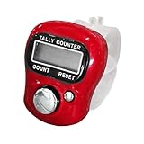 Contador de clicker – Marcador electrónico de mano | Anillos de contador de clicker de dedo pequeño para bienes, entrenamientos de vuelta, ganchillo, eventos, escuela, deportes, natación, puntuación