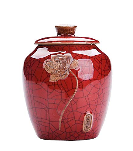 Jingyun Céramique Japonaise Boîte De Thé Traditionnelle Caddy À Thé Maison Ornement E06
