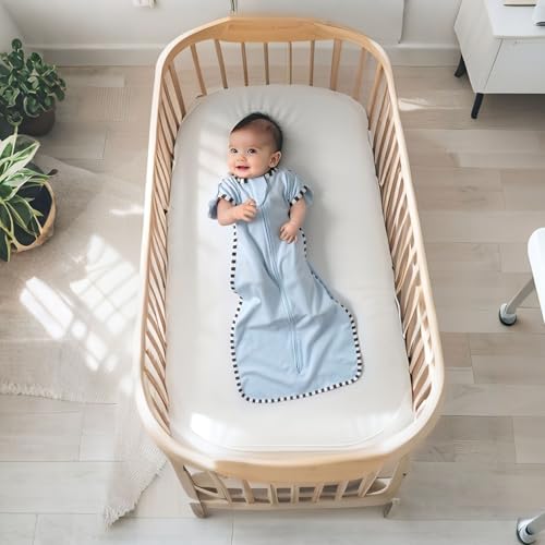 Image of Transition Swaddle, 2 Pack 100% Cotton Baby Sleep Sack | 2-Way Zipper Infant Arm Up Swaddle for Newborn Baby Boy Girl