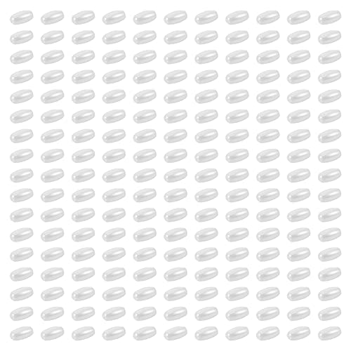 EXCEART Abs Imitation Pearl Beads Rice Shape 3 X 6 mm About 1000 pcs