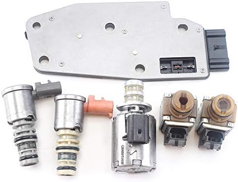 4L60E 4L65E Automatic Transmission Master Solenoid Kit 6pc Set Compatible with Silve-rado1500/Tah-oe/Corv-ette/Subu-rban,GMC Sie-rra 1500,GMC Yukon XL 2003-On