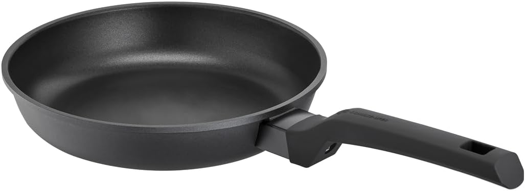 Schulte-Ufer 452281 Charisma I 1638, Frying Pan, Frying Pan, Cast Aluminium Suitable for Induction Cookers Diameter 24 cm Stainless Steel, Silver, 25 cm